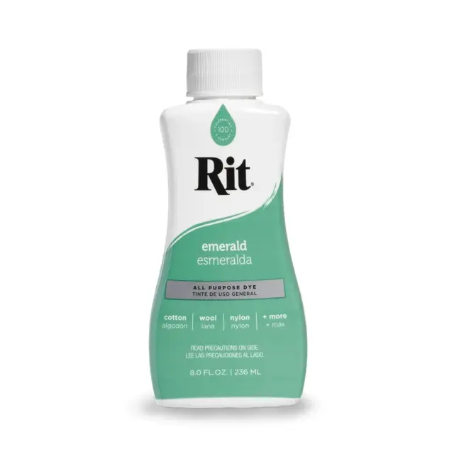 RIT DYE Liquid All-Purpose Βαφή Υφασμάτων – Emerald 236ml