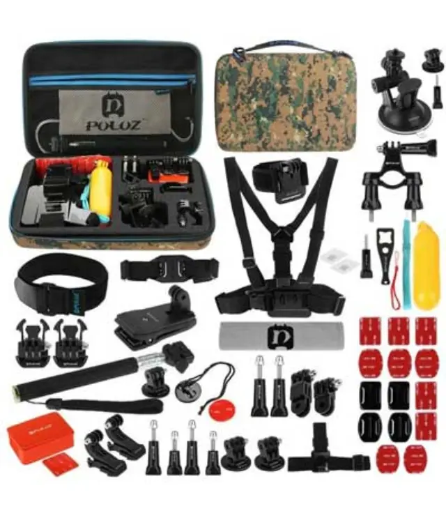 Puluz Σετ Αξεσουάρ 53 in 1 Ultimate Combo Kit για Action Cameras PKT27