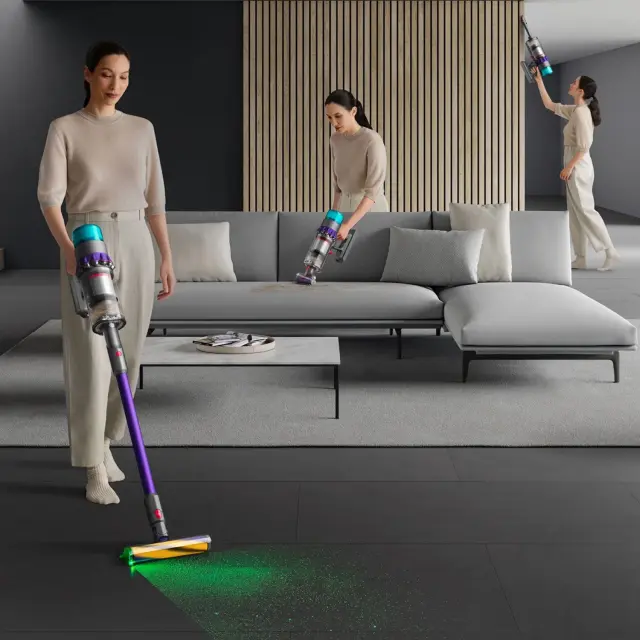 Dyson Gen5 Detect Absolute Επαναφορτιζόμενη Σκούπα 2 σε 1 Stick & Χειρός 36V Μωβ 2