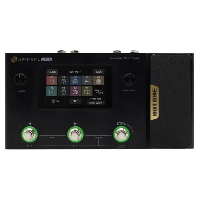 HoTone MP-80 Ampero One Επεξεργαστής Εφέ με Πεντάλ Black