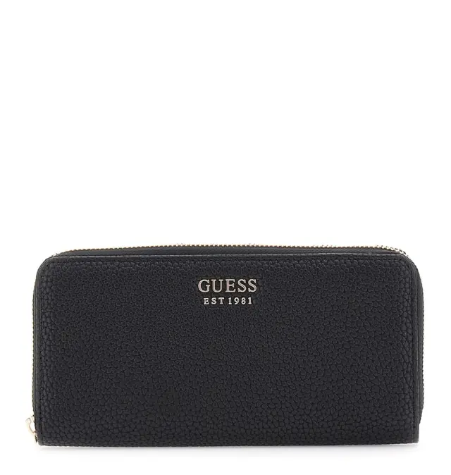 Πορτοφόλι GUESS Brenton Large Zip Around SWPG9648146 Μαύρο