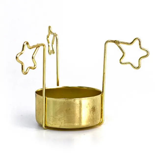 Βάση ρεσώ μεταλλική tealight star 5,5x5,5cm HomeGuru KT139
