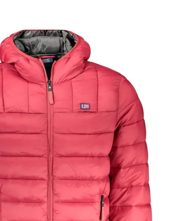 Norway Nautical School - Ανδρικό Χειμωνιάτικο Μπουφάν Puffer 849150-RED Κόκκινο 3