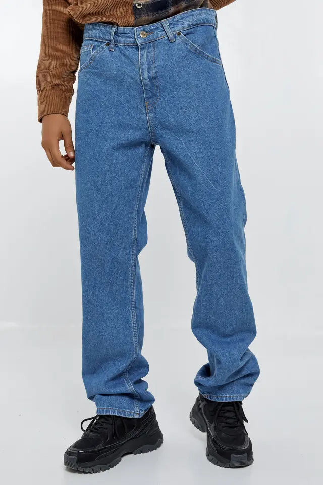 Παντελόνι Jean Loose Fit Μπλέ