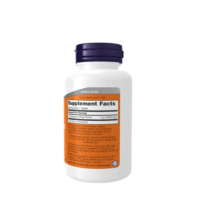 Now Foods L-Tryptophan 1000 mg 2