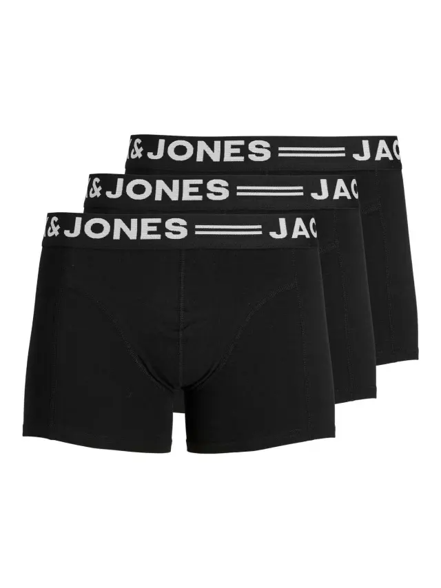 SENSE TRUNKS 3-PACK NOOS Black