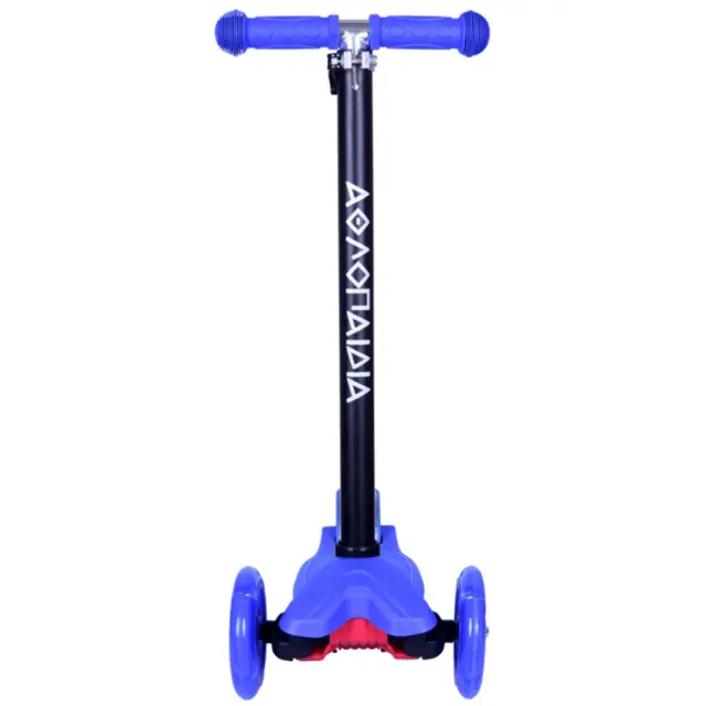ΑΘΛΟΠΑΙΔΙΑ 3τροχο Πατίνι (Scooter) Με Φωτιζόμενη Βάση Και Ροδάκια - Μπλε 2
