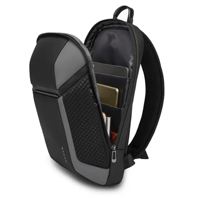 Τσαντάκι ώμου χιαστί crossbody Bange 7721 γκρί - One Size 2