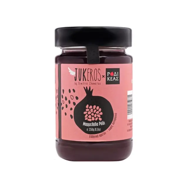 Χειροποίητη Μαρμελάδα με Ρόδι Κέας - Jukeros - 250gr 5214000619871