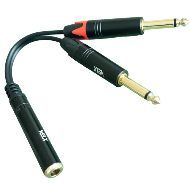 WELX Stereo jack splitter (TTRF)