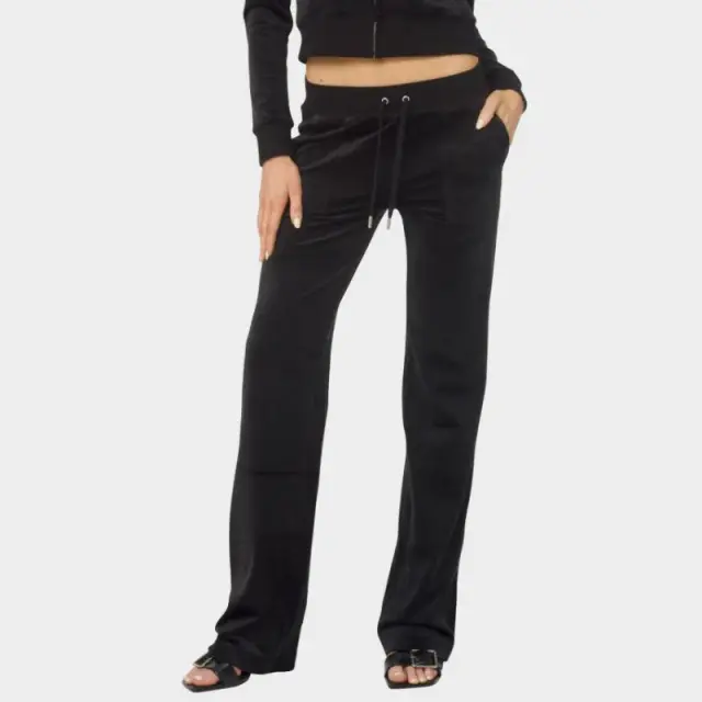 Παντελόνι Juicy Couture Velour Del Ray JCAP180-101 Μαύρο - XL
