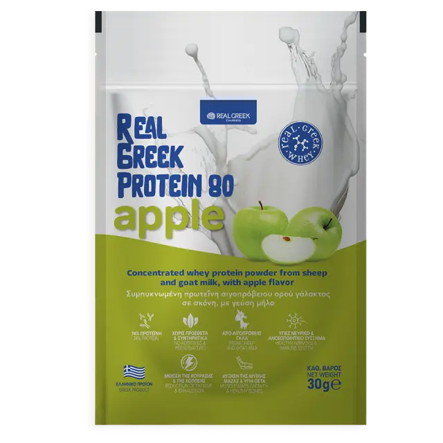 New! Shot Πρωτεΐνης με γεύση Μήλο 30g