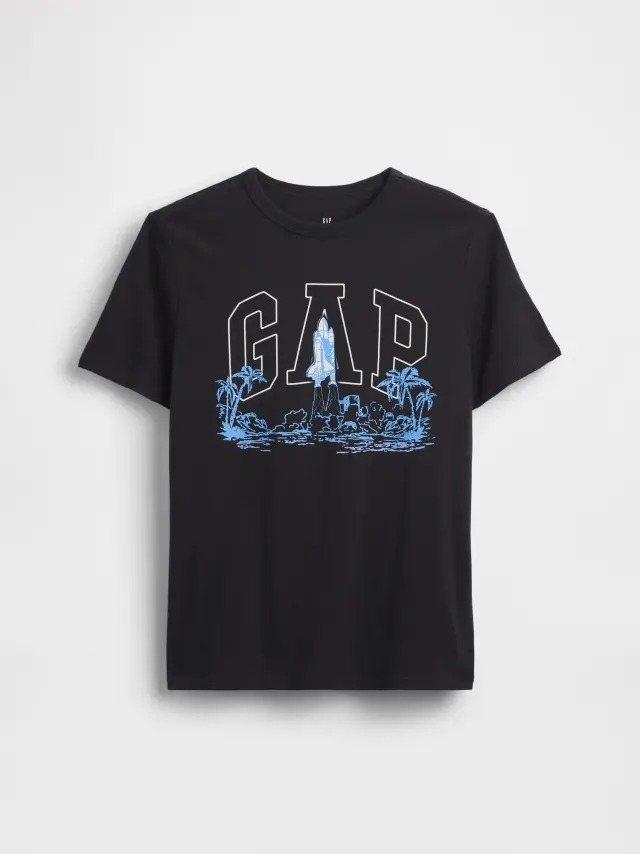 Παιδική Μπλούζα με Gap Λογότυπο black