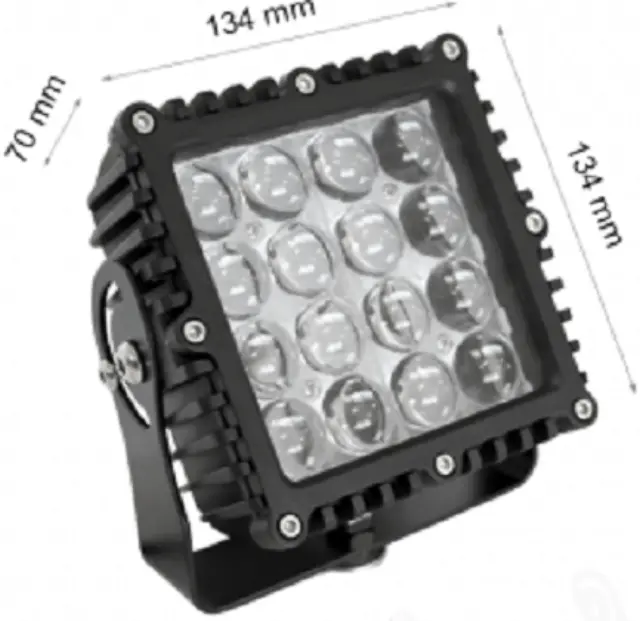 Αδιάβροχος προβολέας LED 80W 6000K IP67 12V/24V 1τμχ
