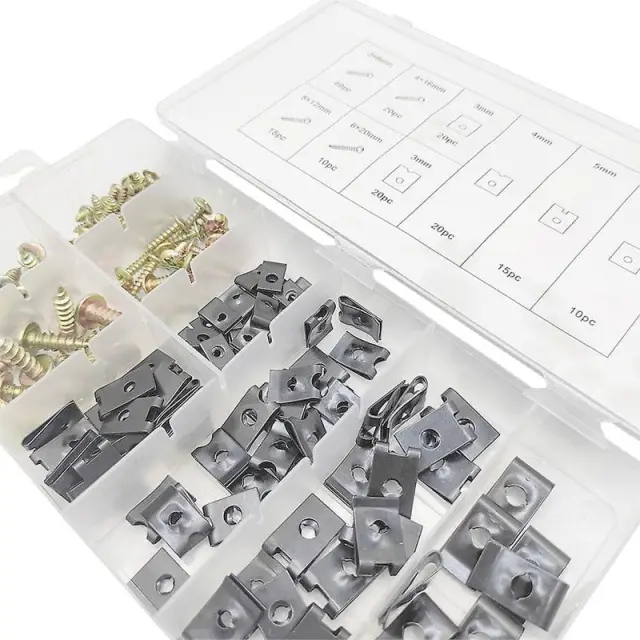 Βίδες & κλιπ U-TYPE σετ 170τμχ - U-clip and screw assortment Z692911 3