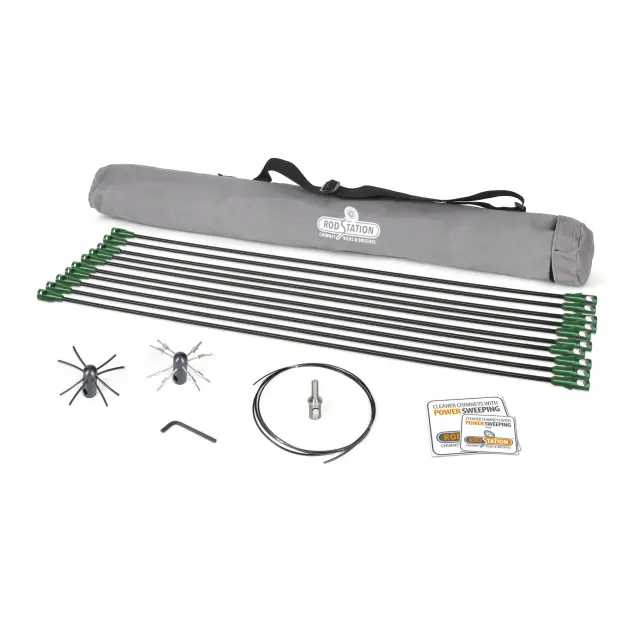 Rodstation Σύστημα Καθαρισμού Καμινάδας Pellet Power Kit 10M