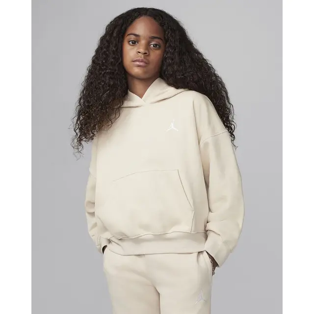 Jordan Brooklyn Essentials ΠΑΙΔΙΚΗ ΜΠΛΟΥΖΑ (45D292-XAE) - Μπέζ - S 8-10 ετών
