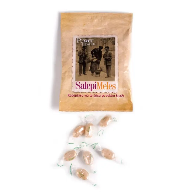 POWER OF NATURE Salepimeles, Καραμέλες για τον Βήχα από Σαλέπι & Μέλι 60gr