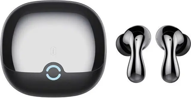 Wiwu T32 In-ear Bluetooth Handsfree Ακουστικά με Αντοχή στον Ιδρώτα και Θήκη Φόρτισης Μαύρα