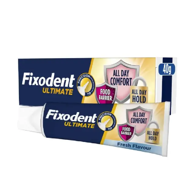 Fixodent Professional Ultimate, Στερεωτική Κρέμα Τεχνητής Οδοντοστοιχίας για την Προστασία των Ούλων, 40g