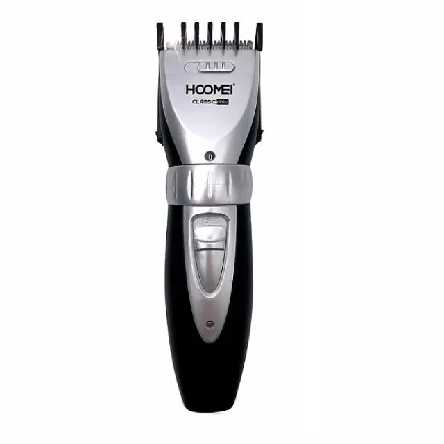 Επαναφορτιζόμενη Κουρευτική Μηχανή Hoomei HM-7740 Ασημί
