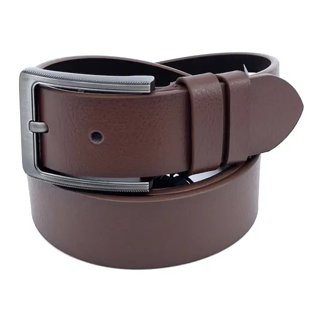 Καφέ Δερμάτινη Ζώνη Full Grain 4 cm