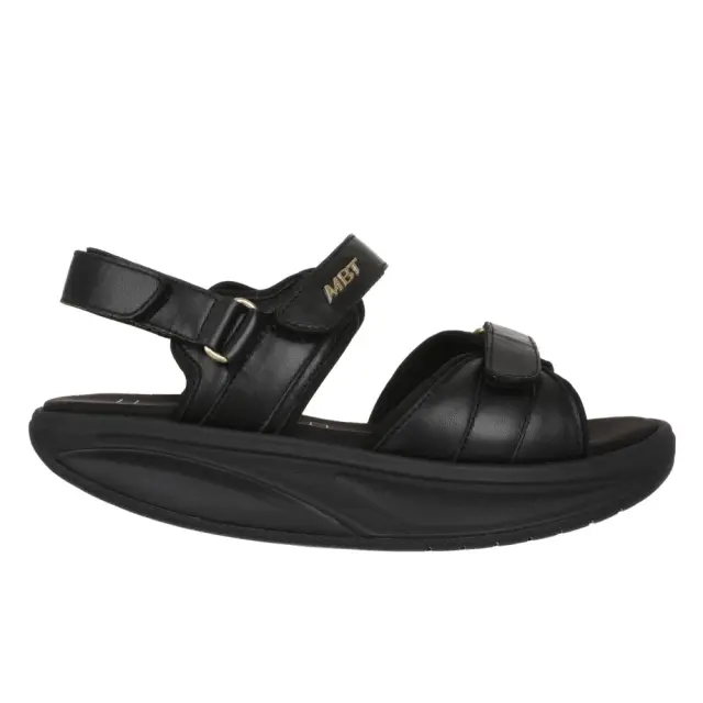 MBT Πέδιλα Γυναικείο δέρμα Μαύρο MBT/703160 BLACK/BLACK