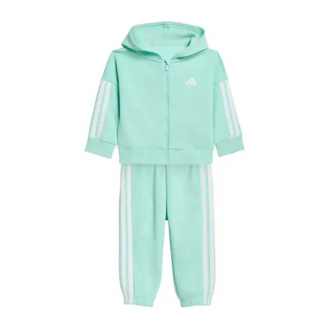 adidas Sportswear Infant's 3Stripes Full-Zip Fleece Jogger Set Μέντα KT3304 (adidas Sportswear)