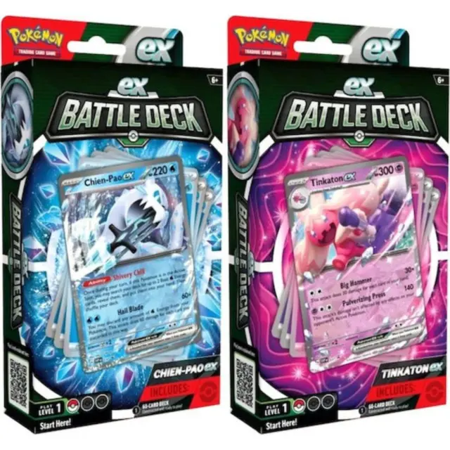 Pokemon Tinkaton/Chien-Pao ex Battle Deck Display (POK862403) (ΤΥΧΑΙΑ ΕΠΙΛΟΓΗ)