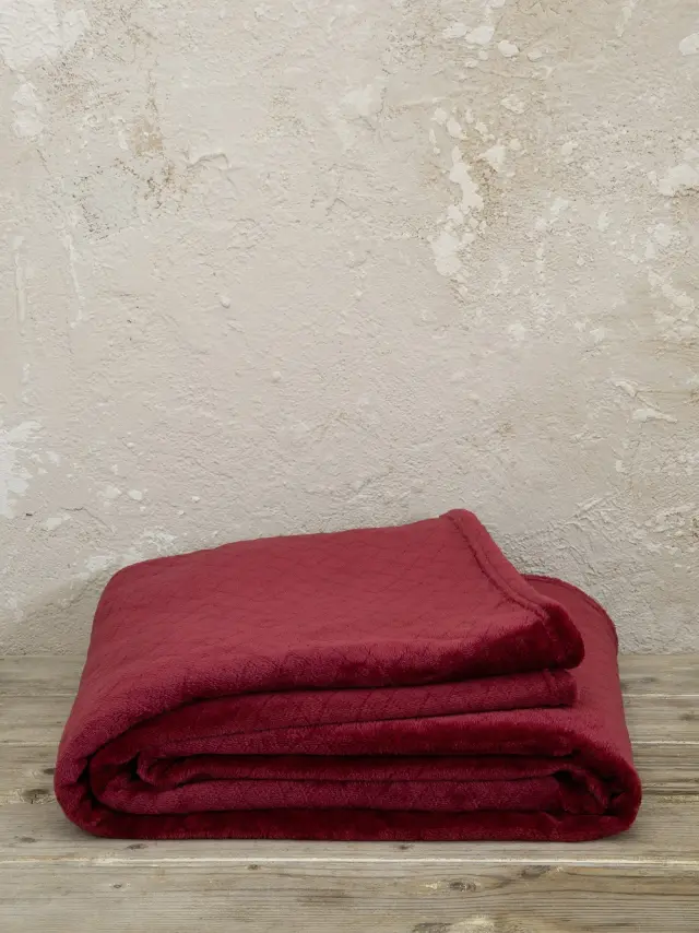 Ριχτάρι Διθέσιο 180X250 Kocoon Cosy - Bordeaux
