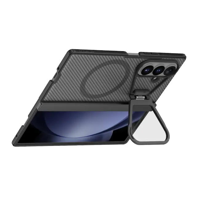 Nillkin CamShield Prop Magnetic (Transparent Lens) Case for Samsung Galaxy Z Fold 8 Ultra Transparent Black 3