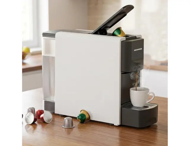 Καφετιέρα Espresso Heinner Buongiorno HEMC-DD20WHBK με ισχύ 1350W και πίεση 20 bar HEMC-DD20WHBK 3