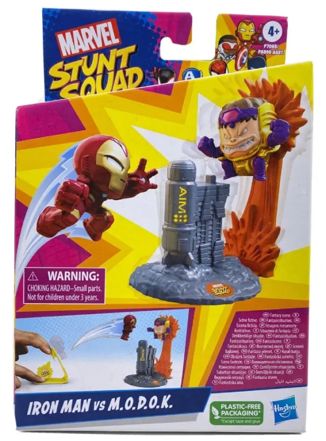 Hasbro Marvel Stund Squad Figure & Feature Playset Iron Man vs M.O.D.O.K. F6895 / F7065 2