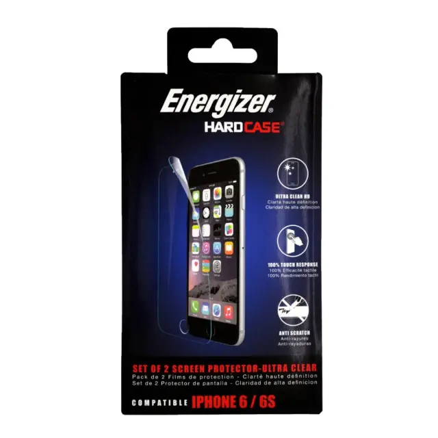 Tempered Glass Energizer Hard Case Professional 9H Anti Fingerprint για Apple iPhone X XS 11 Pro 5τεμ.