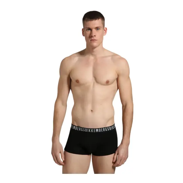 Bikkembergs Ανδρικό Boxer Classic Stretch Cotton - Τριπλό Πακέτο, Χρώμα Μαύρο - M 2