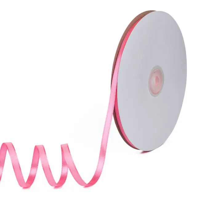 Κορδέλα Satin Hot Pink 6.5mm ~91.44m