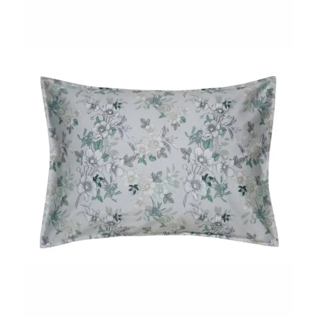 Σετ Μαξιλαροθήκες 2 Τεμαχίων Kentia Vervita 22 Grey-White-Beige-Mint 50x70
