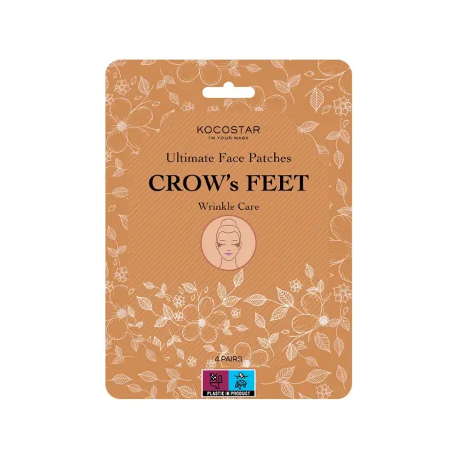 Kocostar | Ultimate Face Patches Crow's Feet Wrinkle Care Αντιρυτιδικά Επιθέματα Ματιών | 4ζεύγη