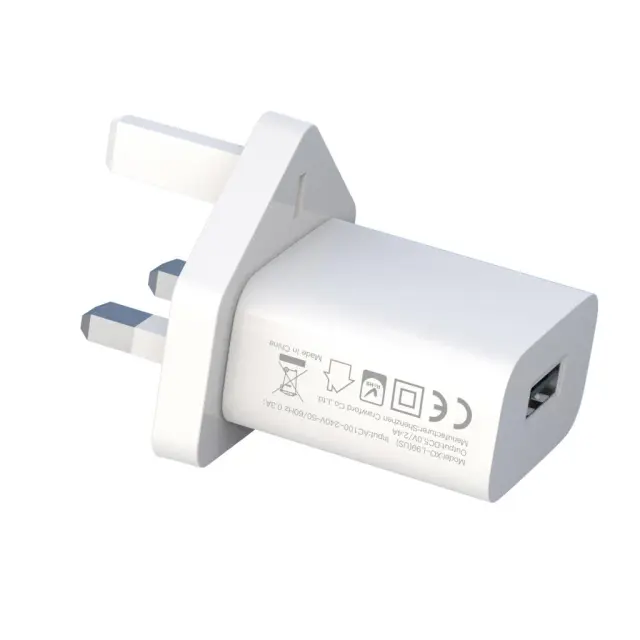 XO L99 Φορτιστής UK με Καλώδιο Lightning 2.4A 16.006.0379 3