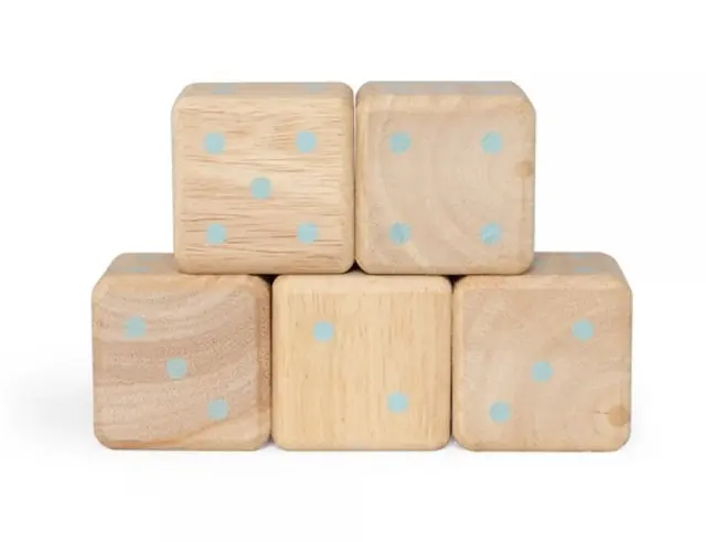 Σετ Ζάρια Livoo JEU007 με διαστάσεις 6 x 6 x 6 cm - 5 τεμάχια JEU007 2