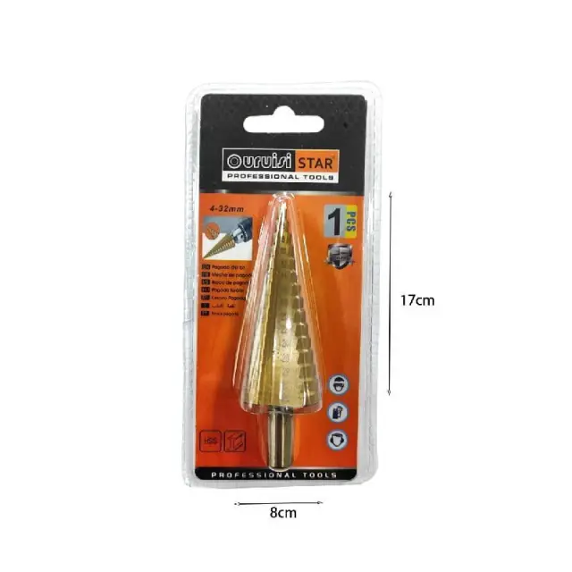 Uruisi Star Κλιμακωτή μύτη τρυπανιού 4-32mm - Step srill 035079 2
