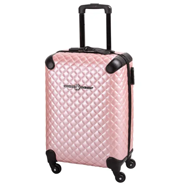 Βαλίτσα Μεγάλη 75x47x31 Σκληρή Premium Greenwich Polo Club 7508 Pink Πολυπροπυλένιο