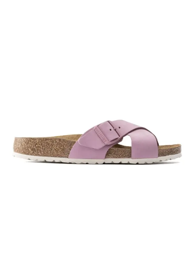 Birkenstock Πέδιλα Γυναικείο δέρμα Nubuck Ροζ BIR/SIENA SOFT 1021519 ORCHID 3