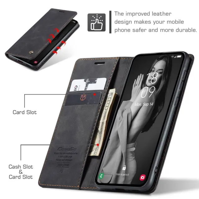 Θήκη Βιβλίο για Galaxy A36/A56-Black OEM 2