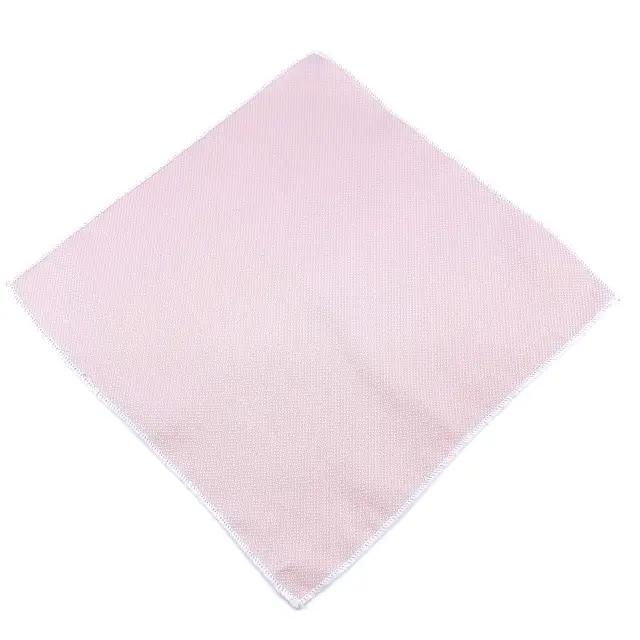 Pink Μαντήλι Τσέπης με Γαζί 26*26cm 2