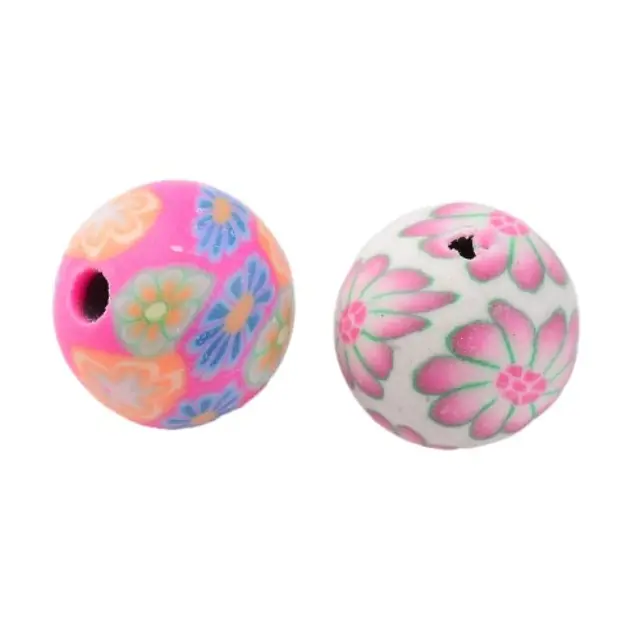 Χάντρα Fimo Mix Color Ø10mm - 20τεμ