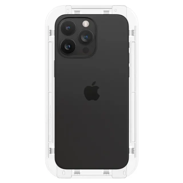 Spigen Glass tR EZ Fit HD 1 Pack, FC Black - iPhone 15 Pro 2