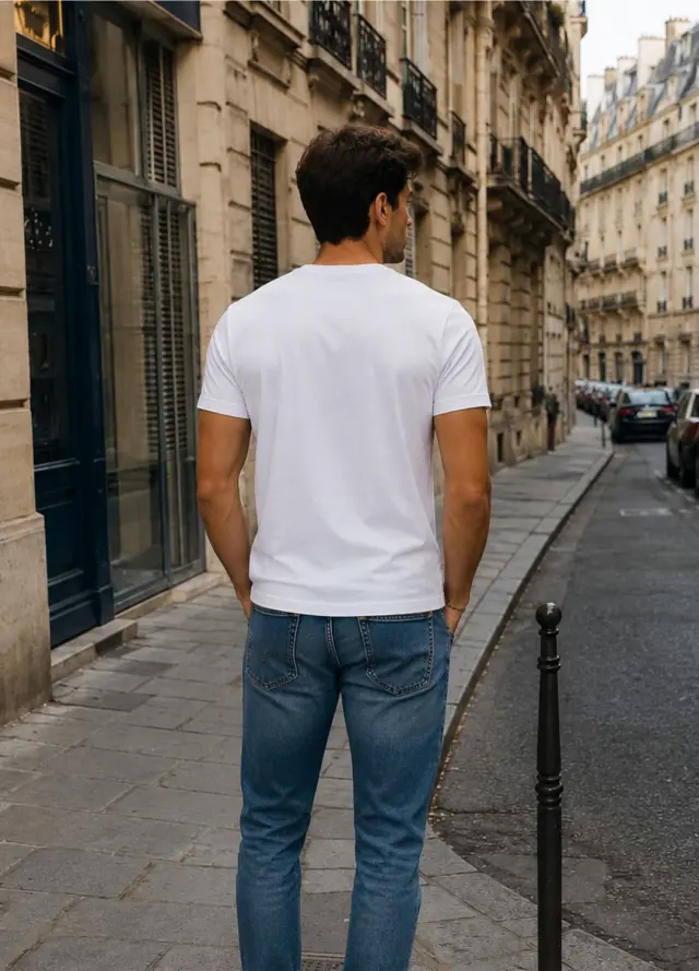T-shirt Noshame® Λευκό με τύπωμα Bird - 152684 - XXL 2