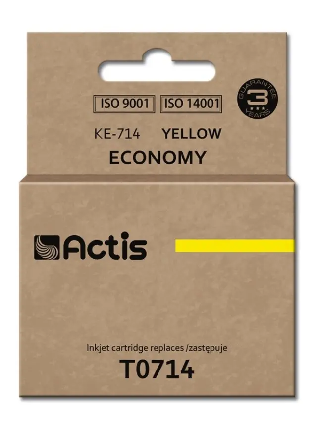 Actis KE-714 Ink (replacement for Epson T0714, T0894, T1004 Standard 13.5 ml yellow)