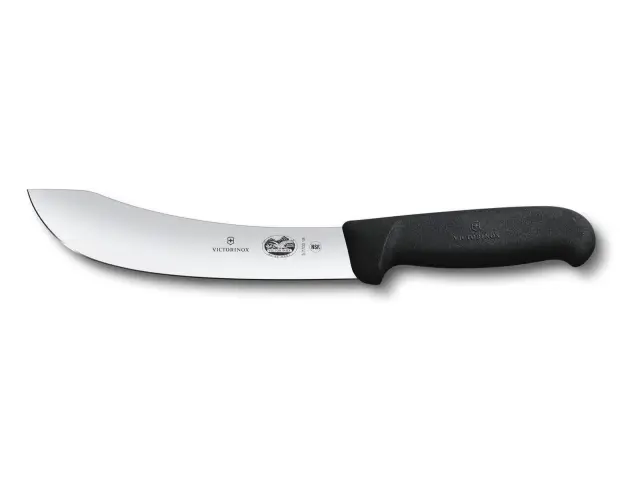 Μαχαίρι Γδαρσίματος γερμανικού τύπου Victorinox Fibrox με μήκος λεπίδας 18cm - Black5.7703.18 2